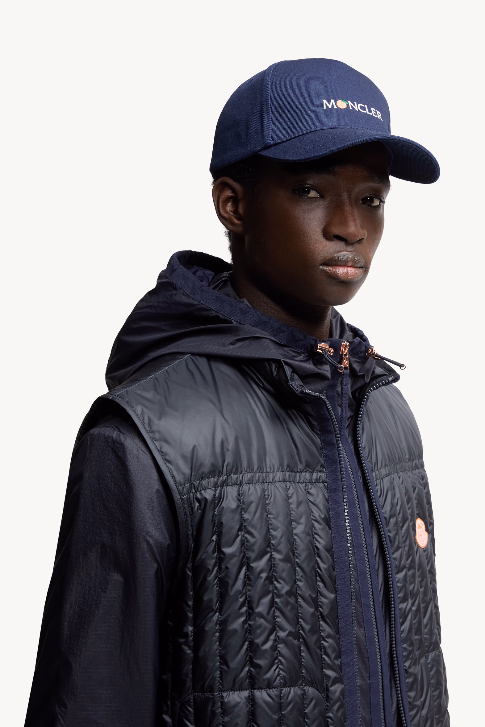 Moncler x Gilga Farm Designed by Donald Glover Baseball Cap Men Dark Blue Moncler 2